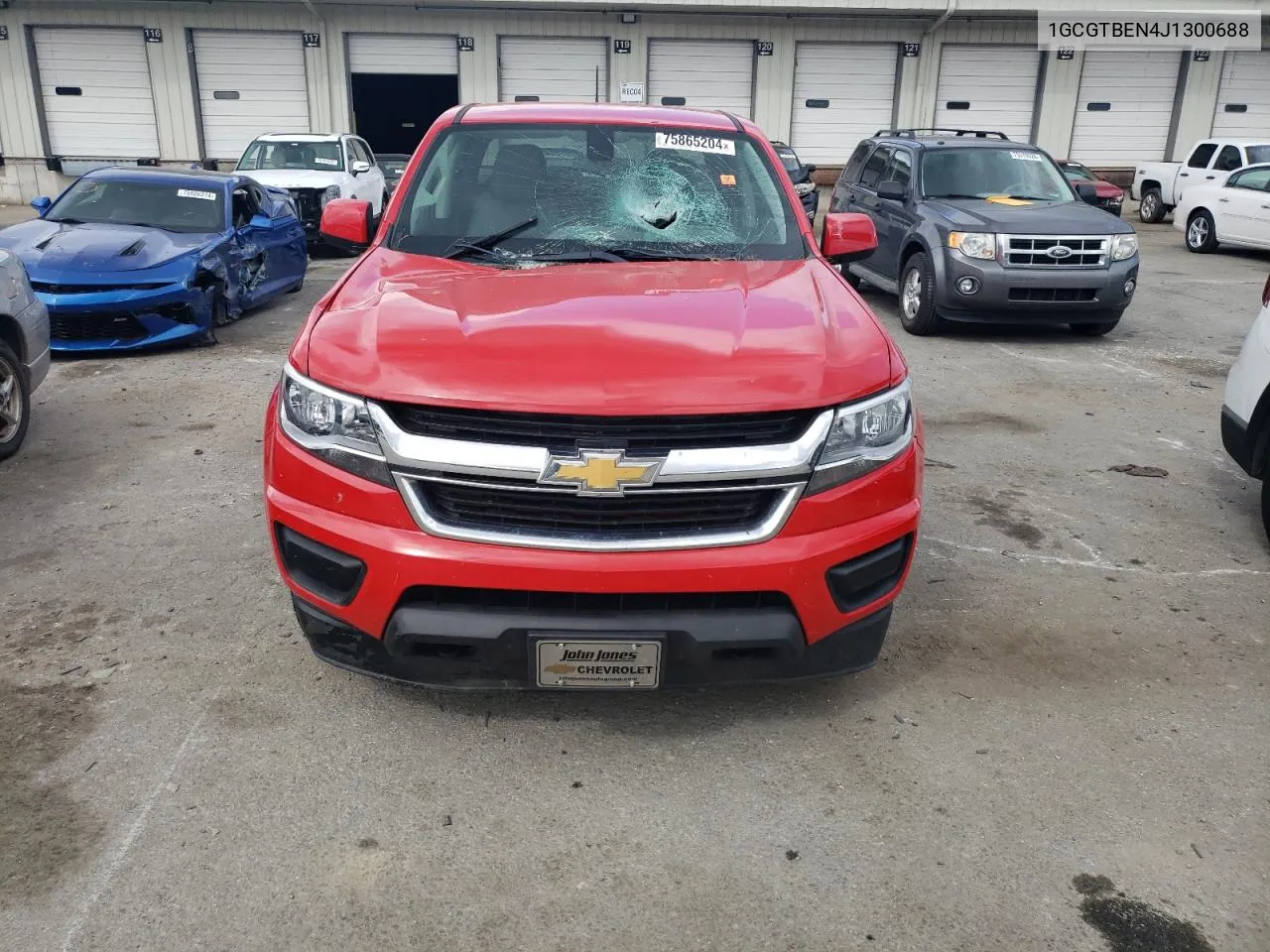 2018 Chevrolet Colorado VIN: 1GCGTBEN4J1300688 Lot: 75865204