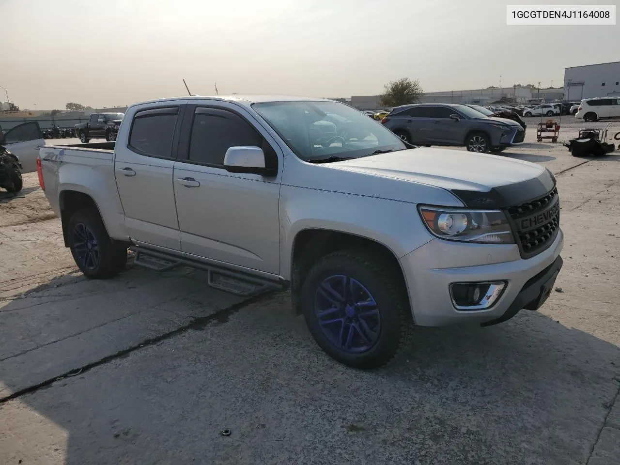 2018 Chevrolet Colorado Z71 VIN: 1GCGTDEN4J1164008 Lot: 75918454