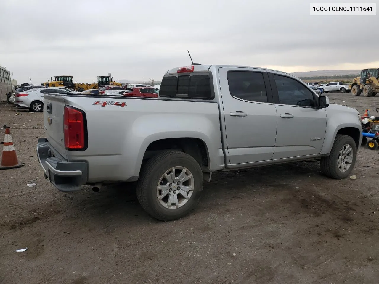 2018 Chevrolet Colorado Lt VIN: 1GCGTCEN0J1111641 Lot: 76141544