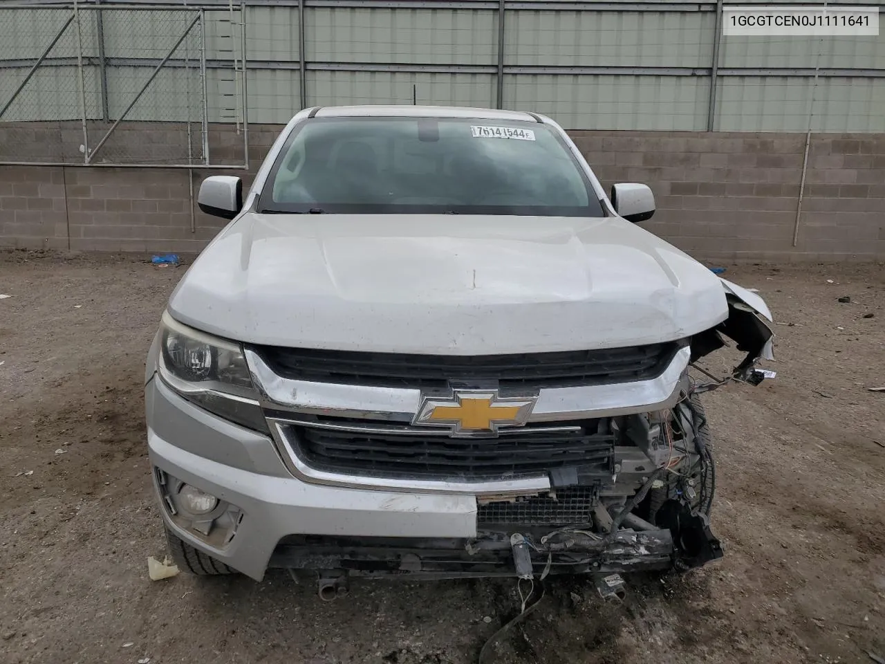 2018 Chevrolet Colorado Lt VIN: 1GCGTCEN0J1111641 Lot: 76141544