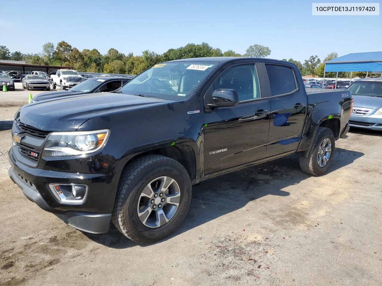 2018 Chevrolet Colorado Z71 VIN: 1GCPTDE13J1197420 Lot: 76239244