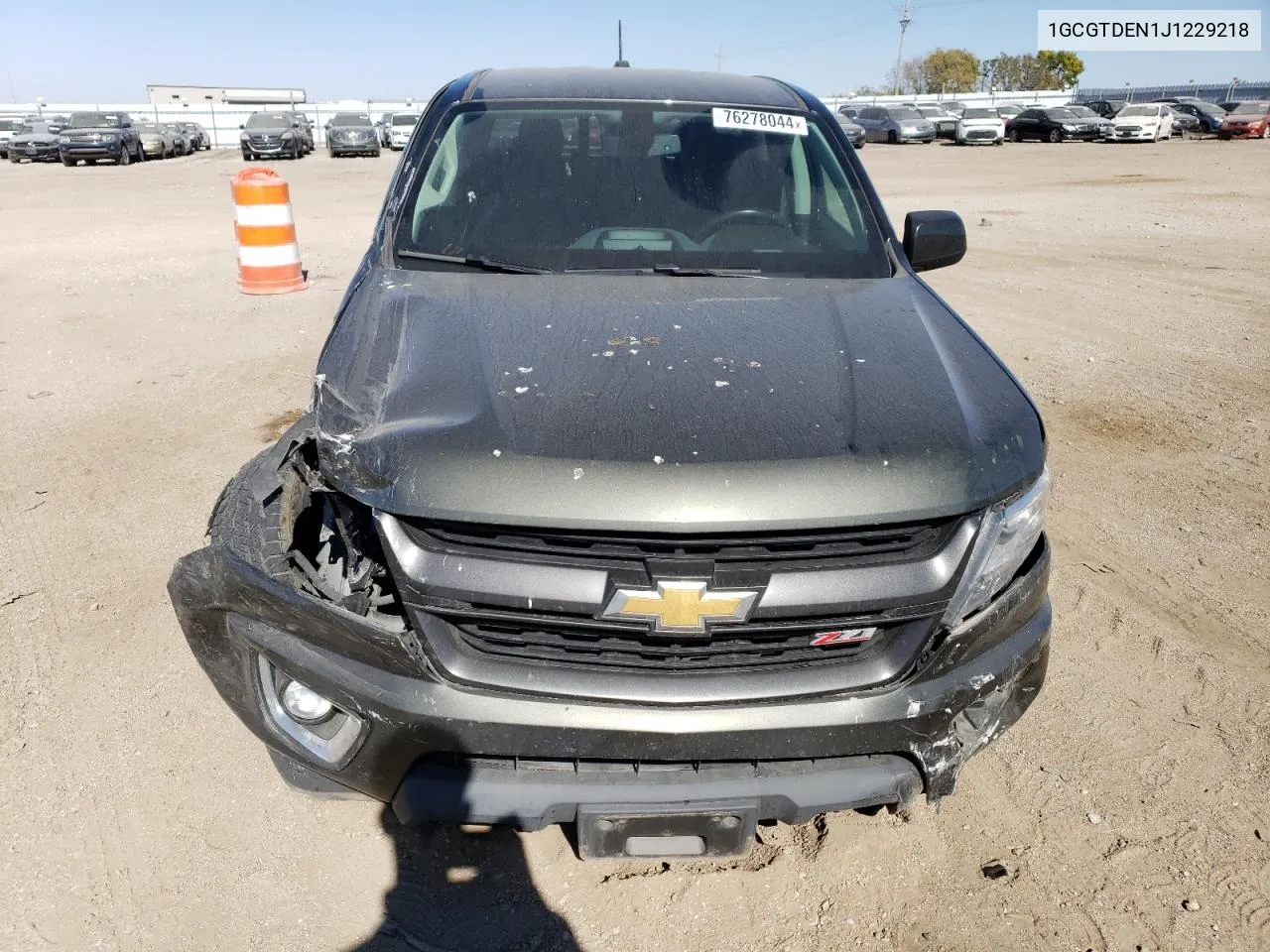 2018 Chevrolet Colorado Z71 VIN: 1GCGTDEN1J1229218 Lot: 76278044