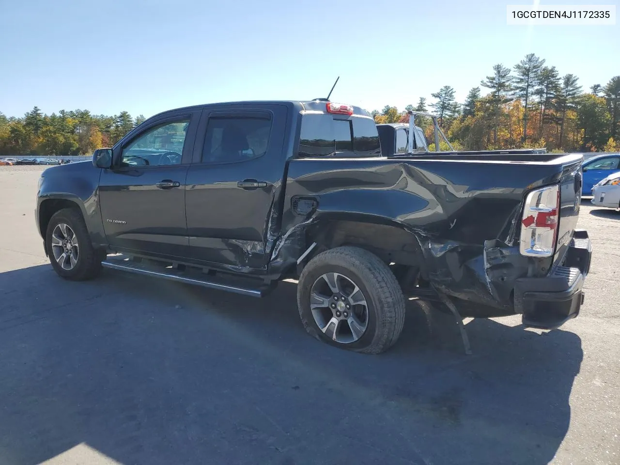 2018 Chevrolet Colorado Z71 VIN: 1GCGTDEN4J1172335 Lot: 76374494