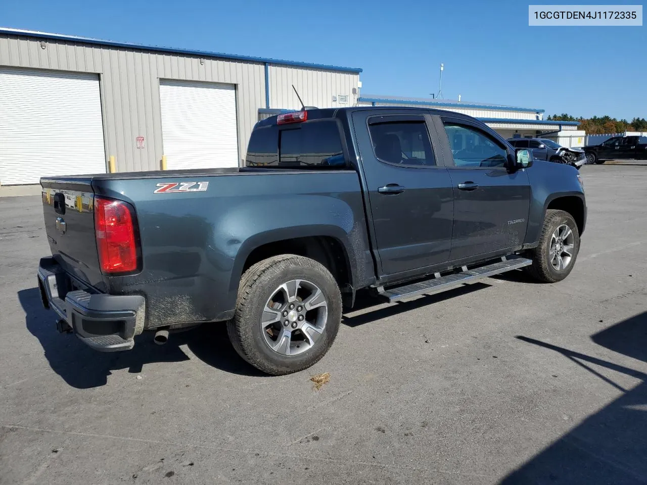 2018 Chevrolet Colorado Z71 VIN: 1GCGTDEN4J1172335 Lot: 76374494