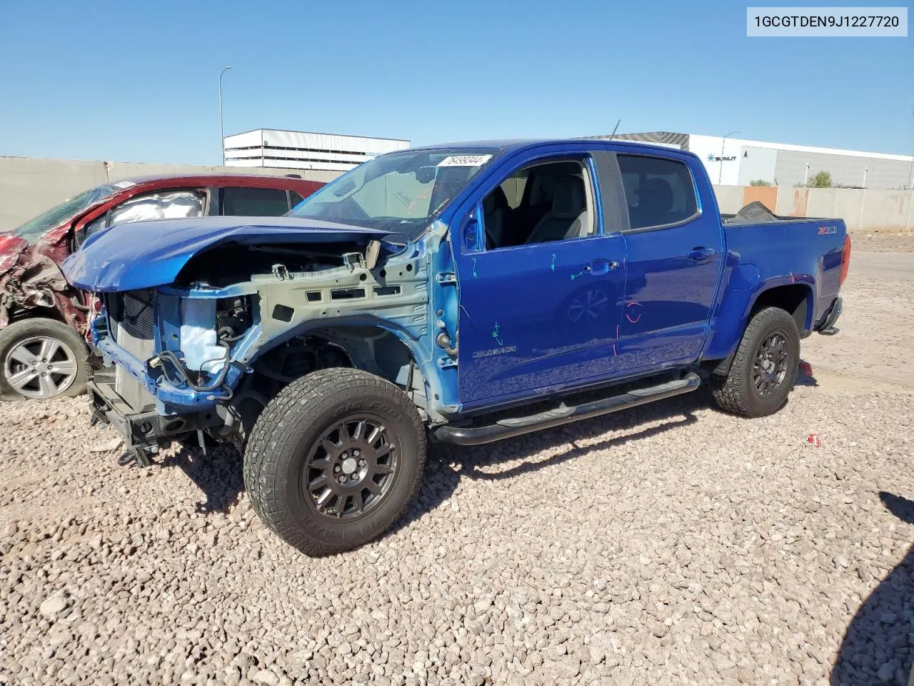 2018 Chevrolet Colorado Z71 VIN: 1GCGTDEN9J1227720 Lot: 76499344