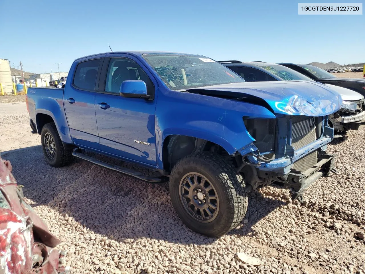 2018 Chevrolet Colorado Z71 VIN: 1GCGTDEN9J1227720 Lot: 76499344