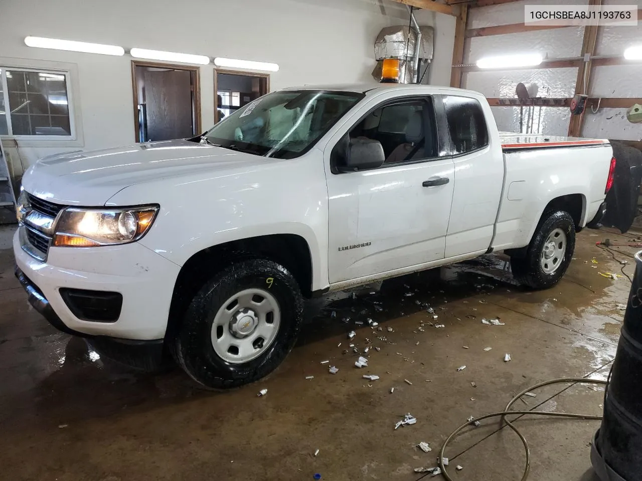 2018 Chevrolet Colorado VIN: 1GCHSBEA8J1193763 Lot: 76504274