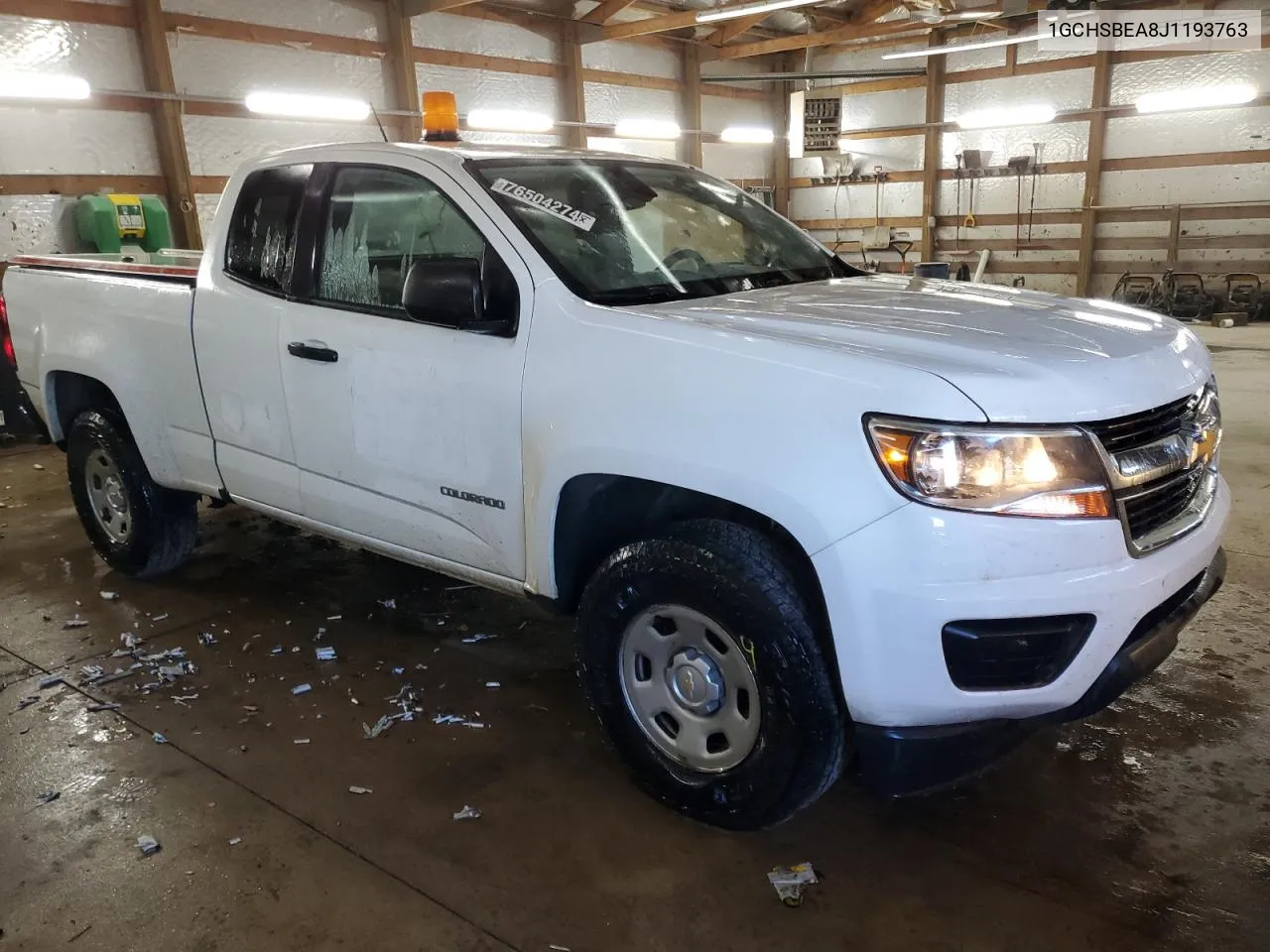 2018 Chevrolet Colorado VIN: 1GCHSBEA8J1193763 Lot: 76504274