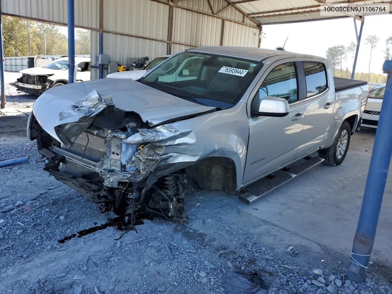 2018 Chevrolet Colorado Lt VIN: 1GCGSCEN9J1106764 Lot: 76593944