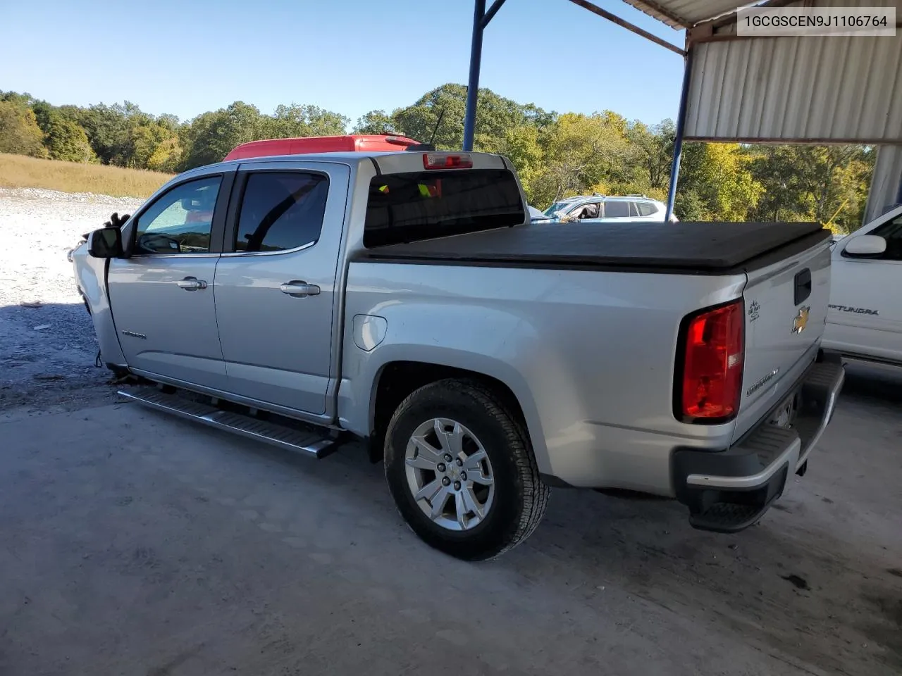 2018 Chevrolet Colorado Lt VIN: 1GCGSCEN9J1106764 Lot: 76593944