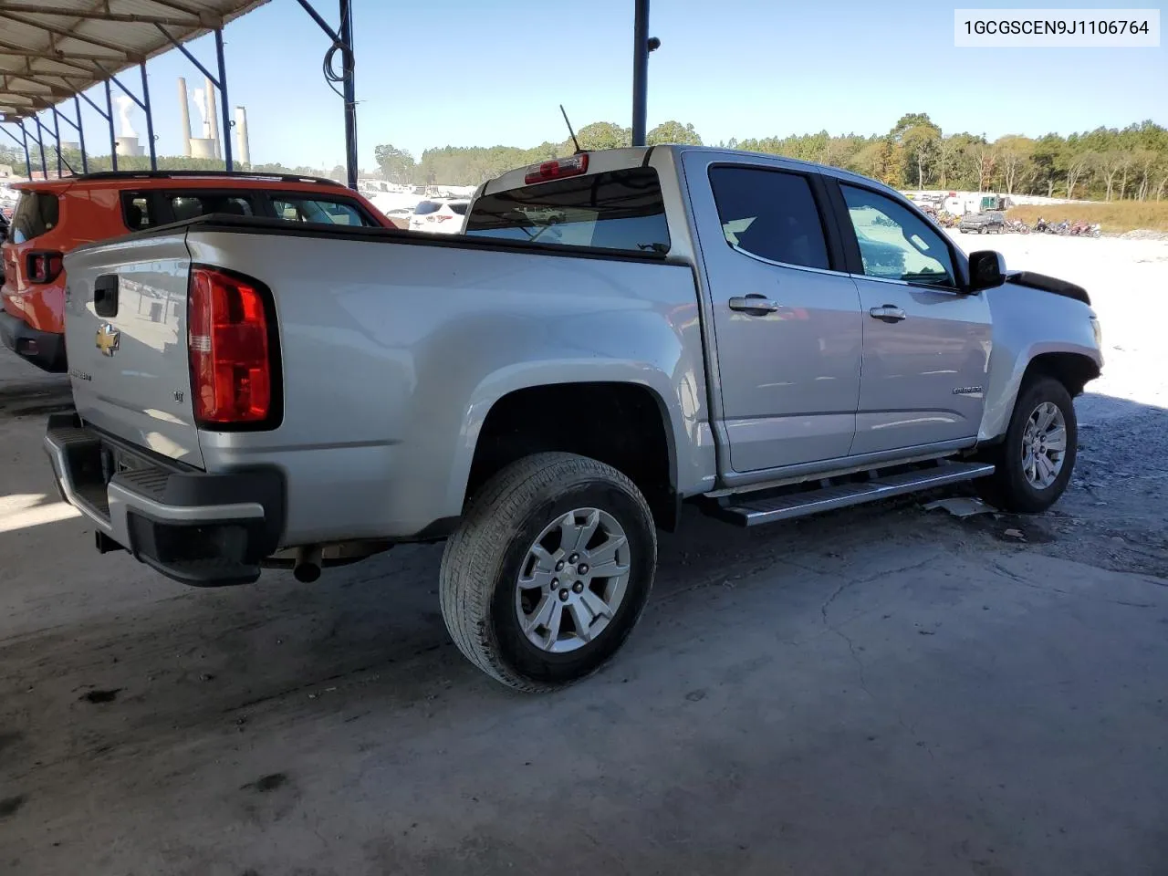 2018 Chevrolet Colorado Lt VIN: 1GCGSCEN9J1106764 Lot: 76593944