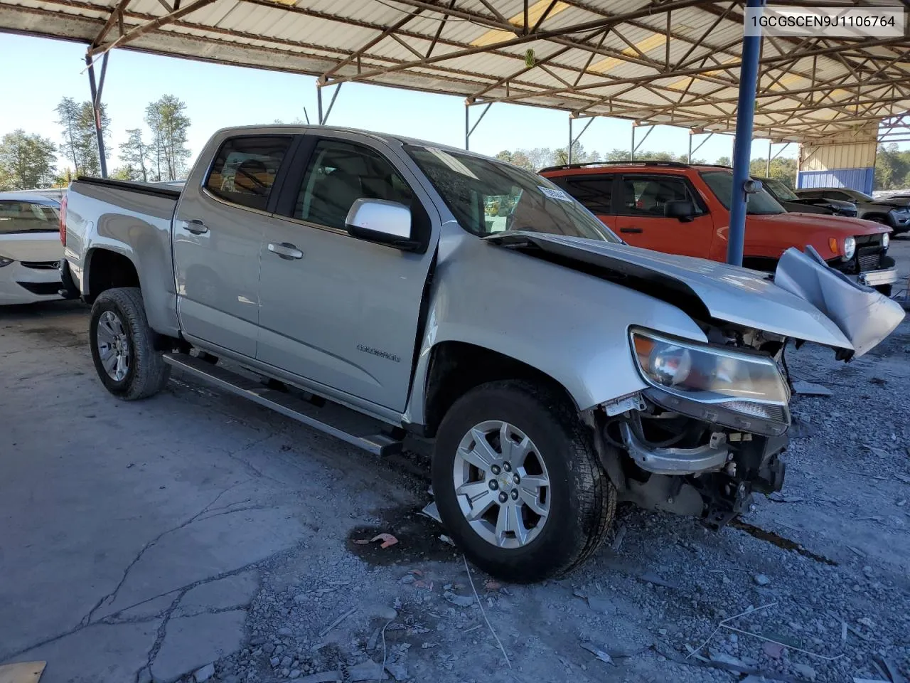 2018 Chevrolet Colorado Lt VIN: 1GCGSCEN9J1106764 Lot: 76593944