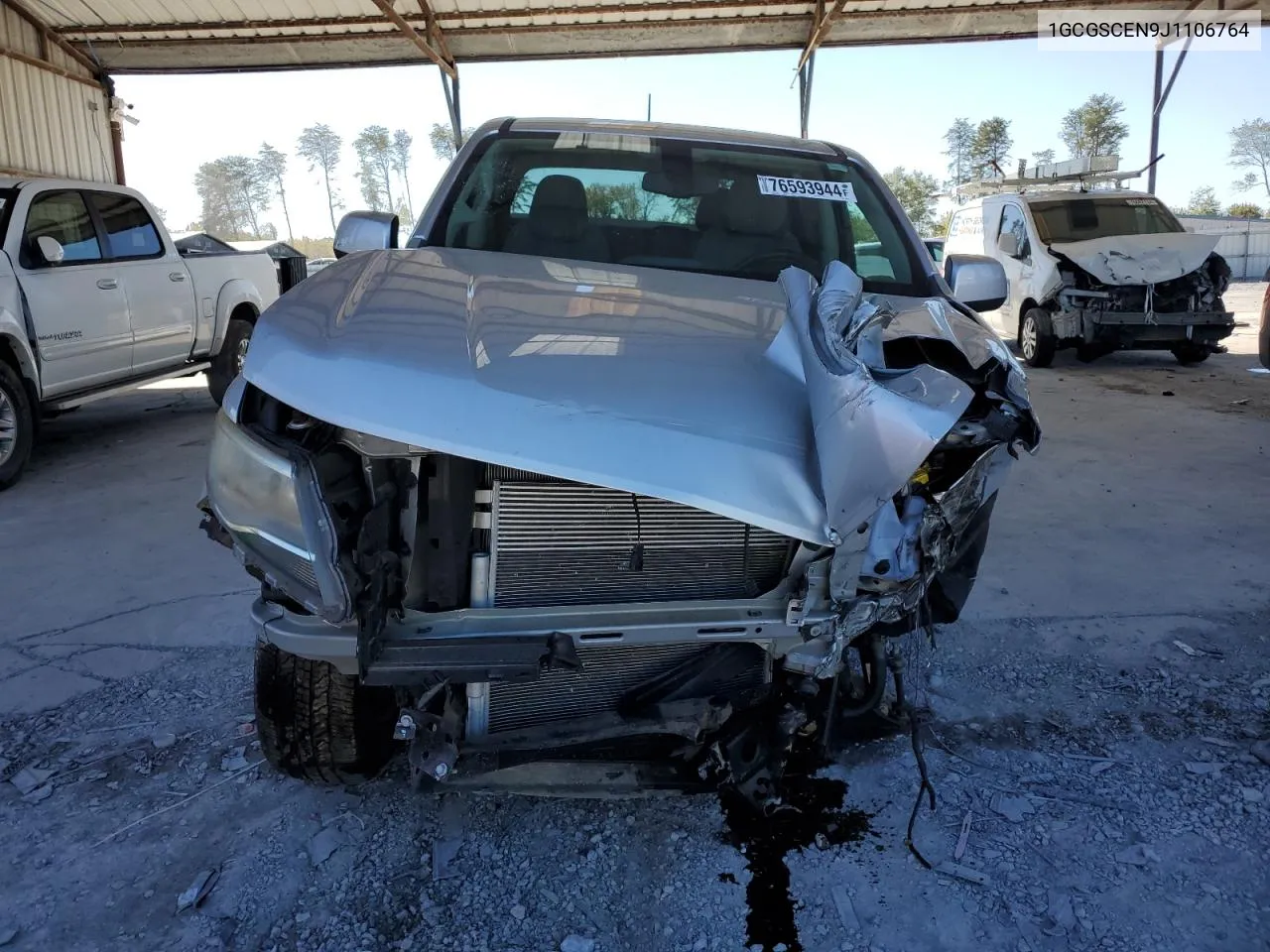 2018 Chevrolet Colorado Lt VIN: 1GCGSCEN9J1106764 Lot: 76593944