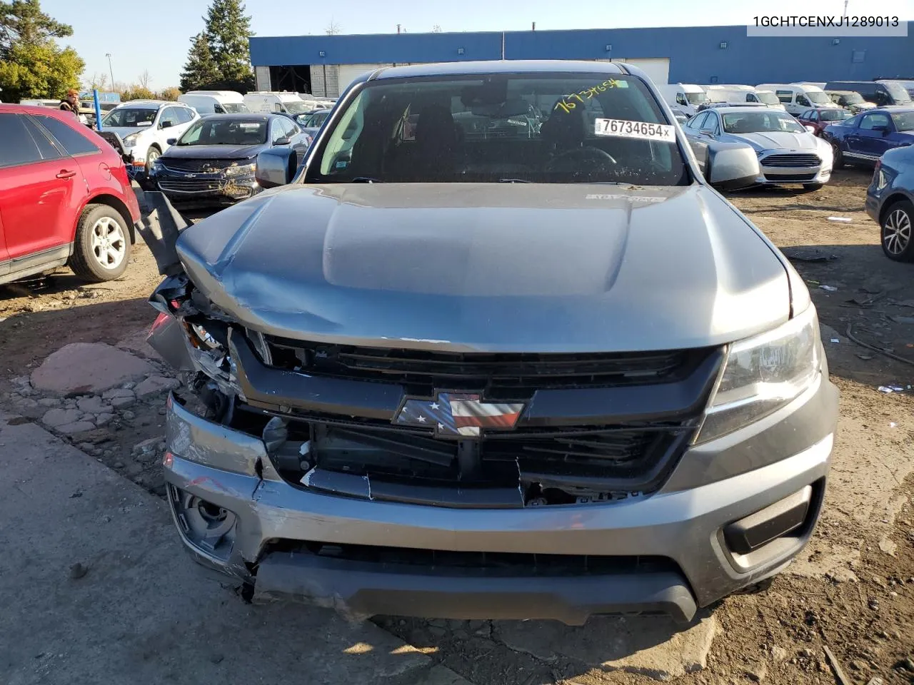 2018 Chevrolet Colorado Lt VIN: 1GCHTCENXJ1289013 Lot: 76734654