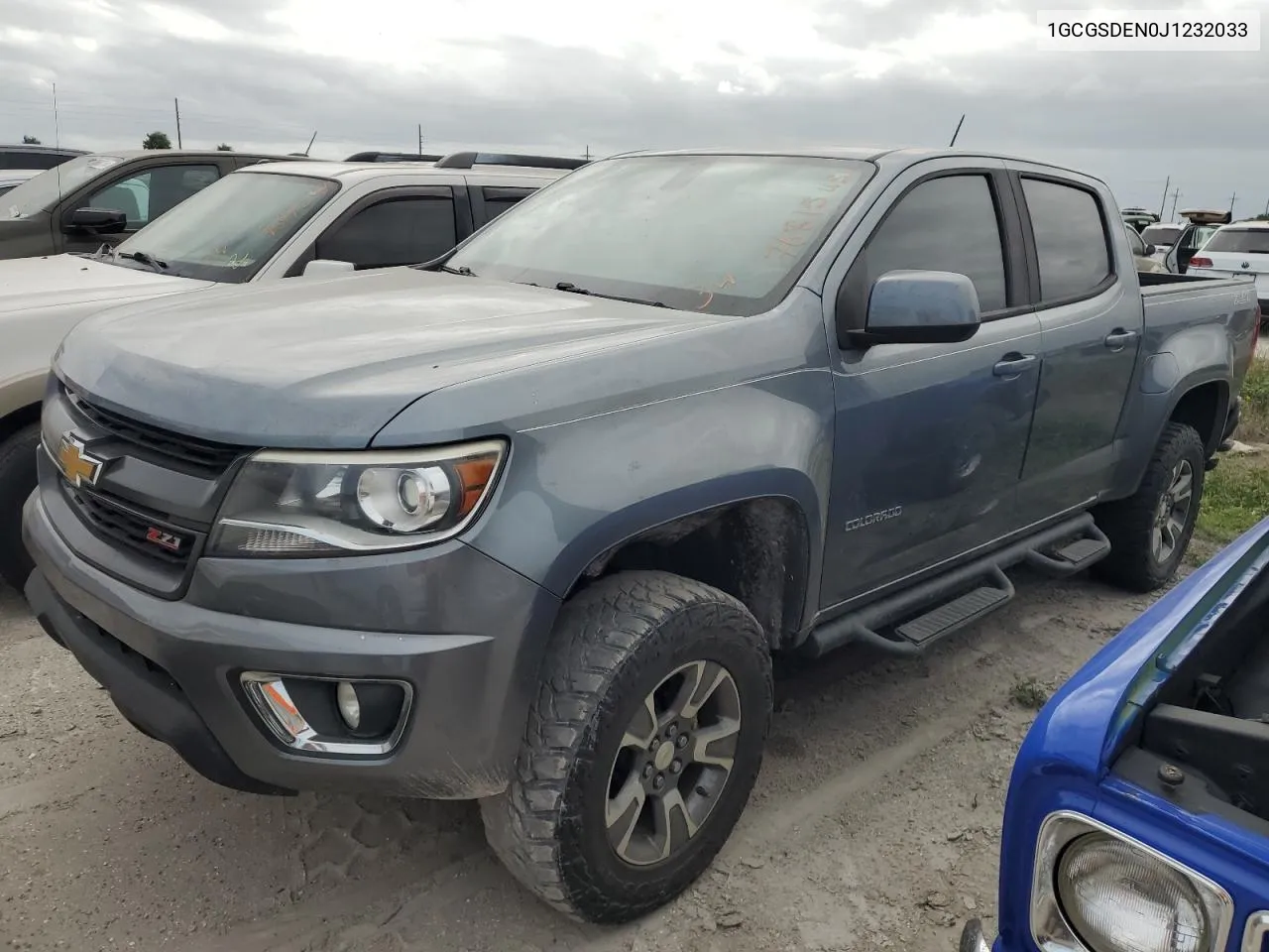 2018 Chevrolet Colorado Z71 VIN: 1GCGSDEN0J1232033 Lot: 76815434