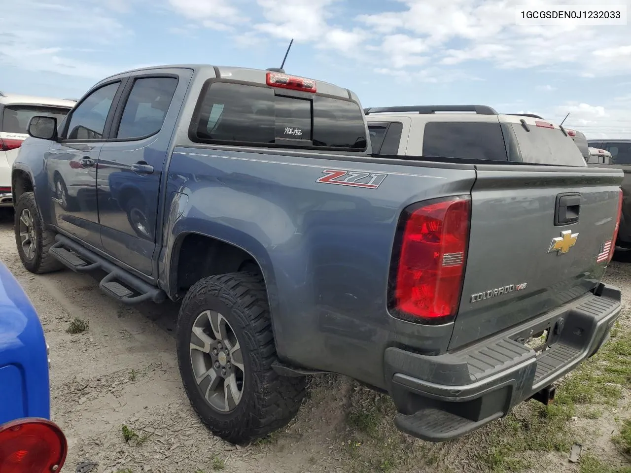 2018 Chevrolet Colorado Z71 VIN: 1GCGSDEN0J1232033 Lot: 76815434