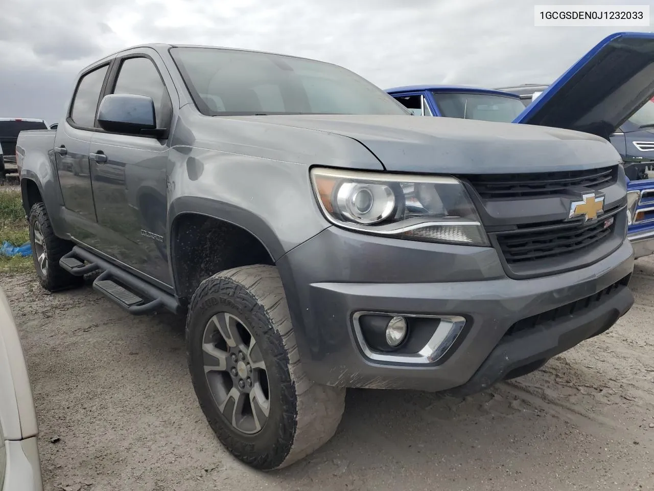 2018 Chevrolet Colorado Z71 VIN: 1GCGSDEN0J1232033 Lot: 76815434