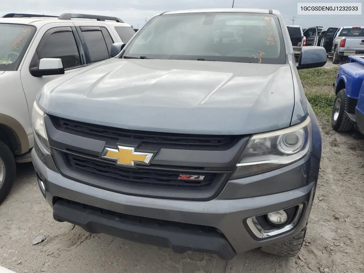 2018 Chevrolet Colorado Z71 VIN: 1GCGSDEN0J1232033 Lot: 76815434