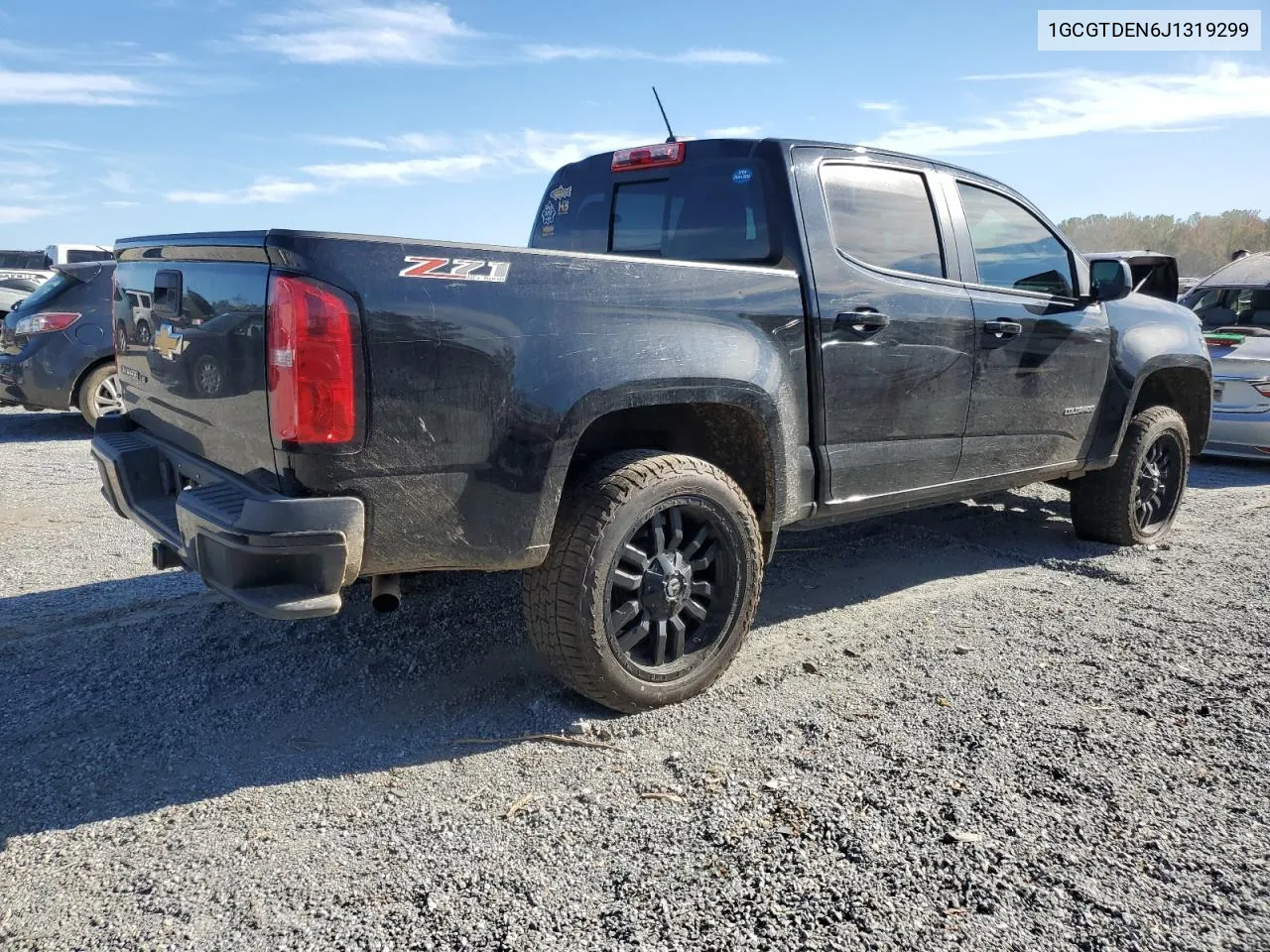 2018 Chevrolet Colorado Z71 VIN: 1GCGTDEN6J1319299 Lot: 77149654