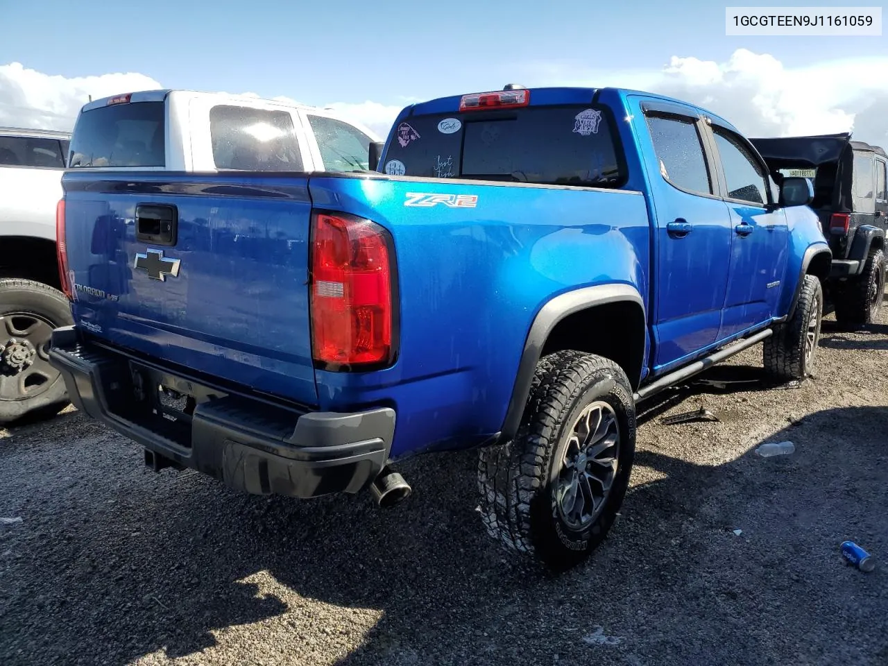 2018 Chevrolet Colorado Zr2 VIN: 1GCGTEEN9J1161059 Lot: 77213864