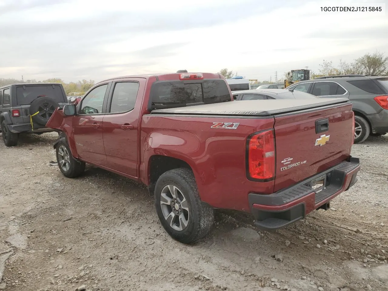 2018 Chevrolet Colorado Z71 VIN: 1GCGTDEN2J1215845 Lot: 77279754