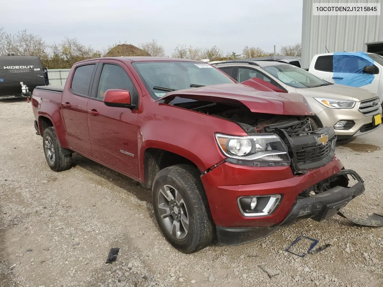 2018 Chevrolet Colorado Z71 VIN: 1GCGTDEN2J1215845 Lot: 77279754