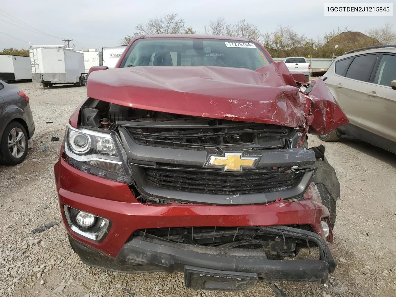 2018 Chevrolet Colorado Z71 VIN: 1GCGTDEN2J1215845 Lot: 77279754