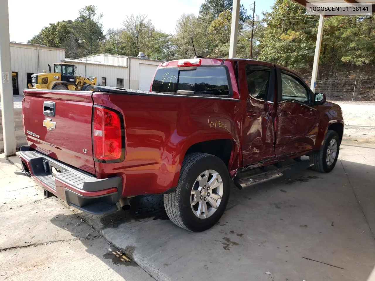 2018 Chevrolet Colorado Lt VIN: 1GCGSCEN1J1138141 Lot: 77440024