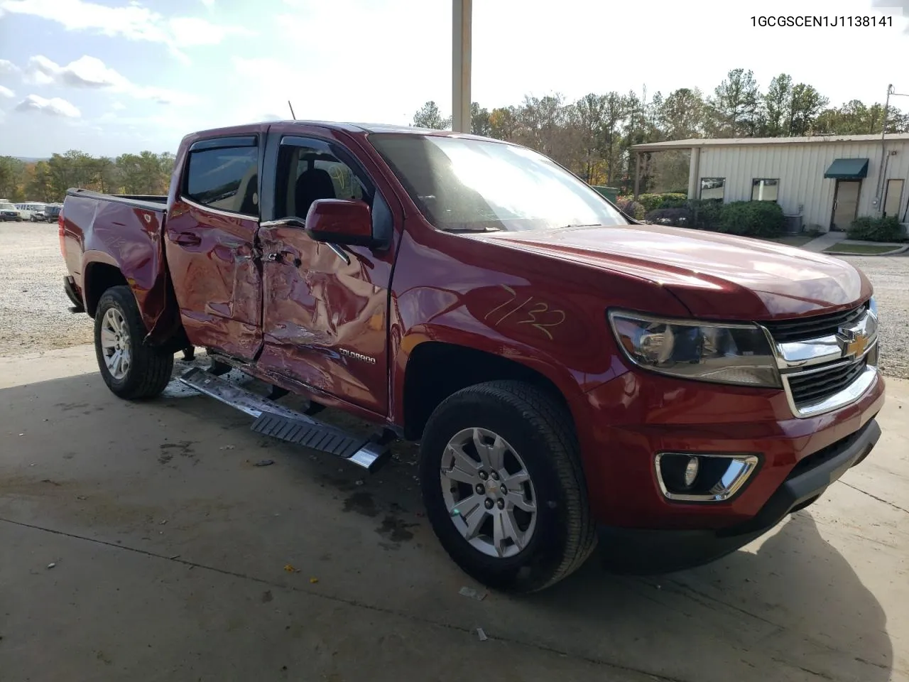 2018 Chevrolet Colorado Lt VIN: 1GCGSCEN1J1138141 Lot: 77440024