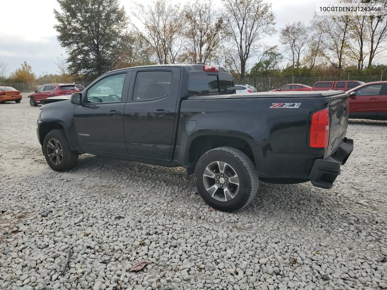 2018 Chevrolet Colorado Z71 VIN: 1GCGTDEN2J1243466 Lot: 77572564