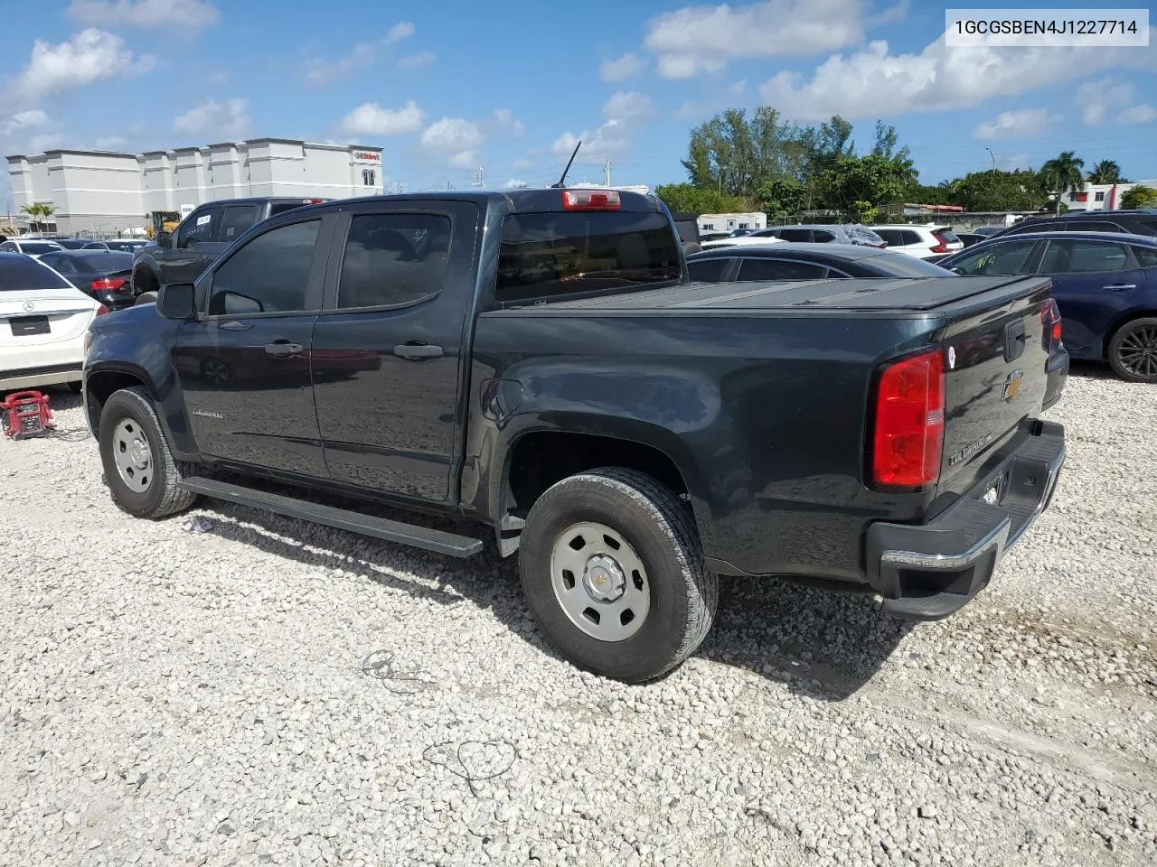 2018 Chevrolet Colorado VIN: 1GCGSBEN4J1227714 Lot: 77738744