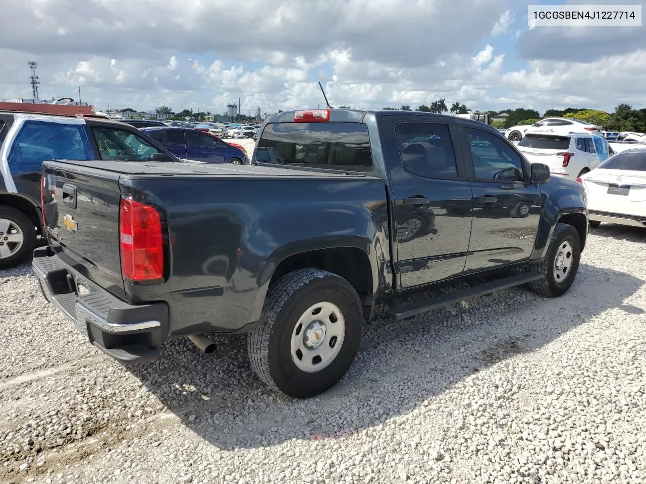 2018 Chevrolet Colorado VIN: 1GCGSBEN4J1227714 Lot: 77738744