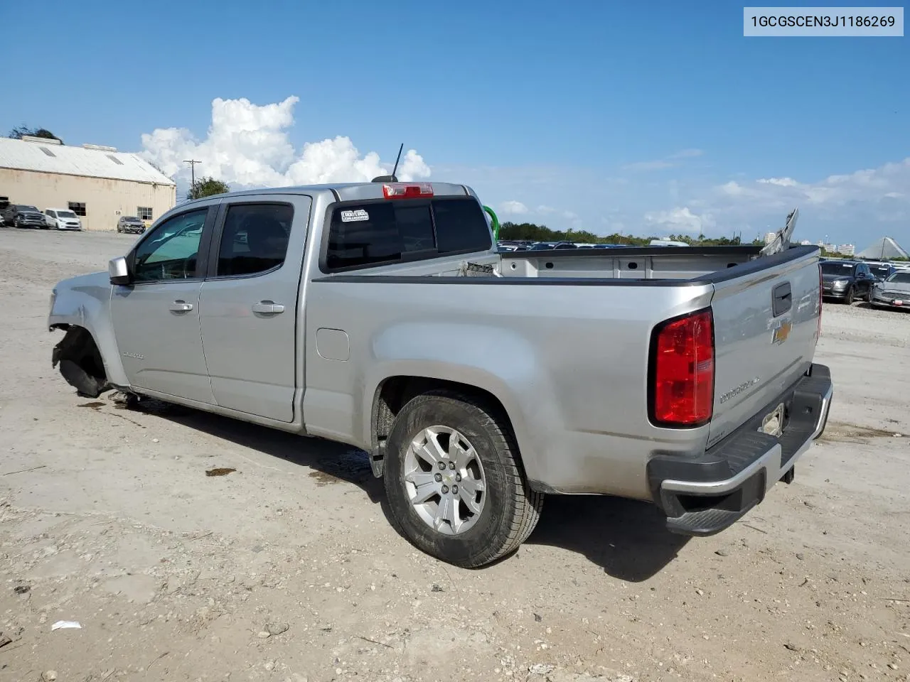 2018 Chevrolet Colorado Lt VIN: 1GCGSCEN3J1186269 Lot: 78082274