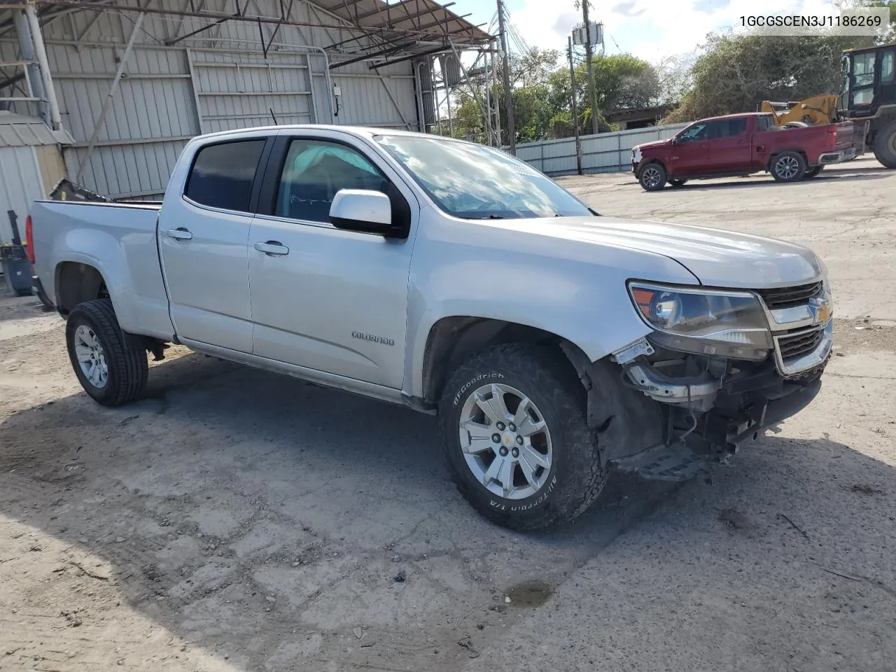 2018 Chevrolet Colorado Lt VIN: 1GCGSCEN3J1186269 Lot: 78082274