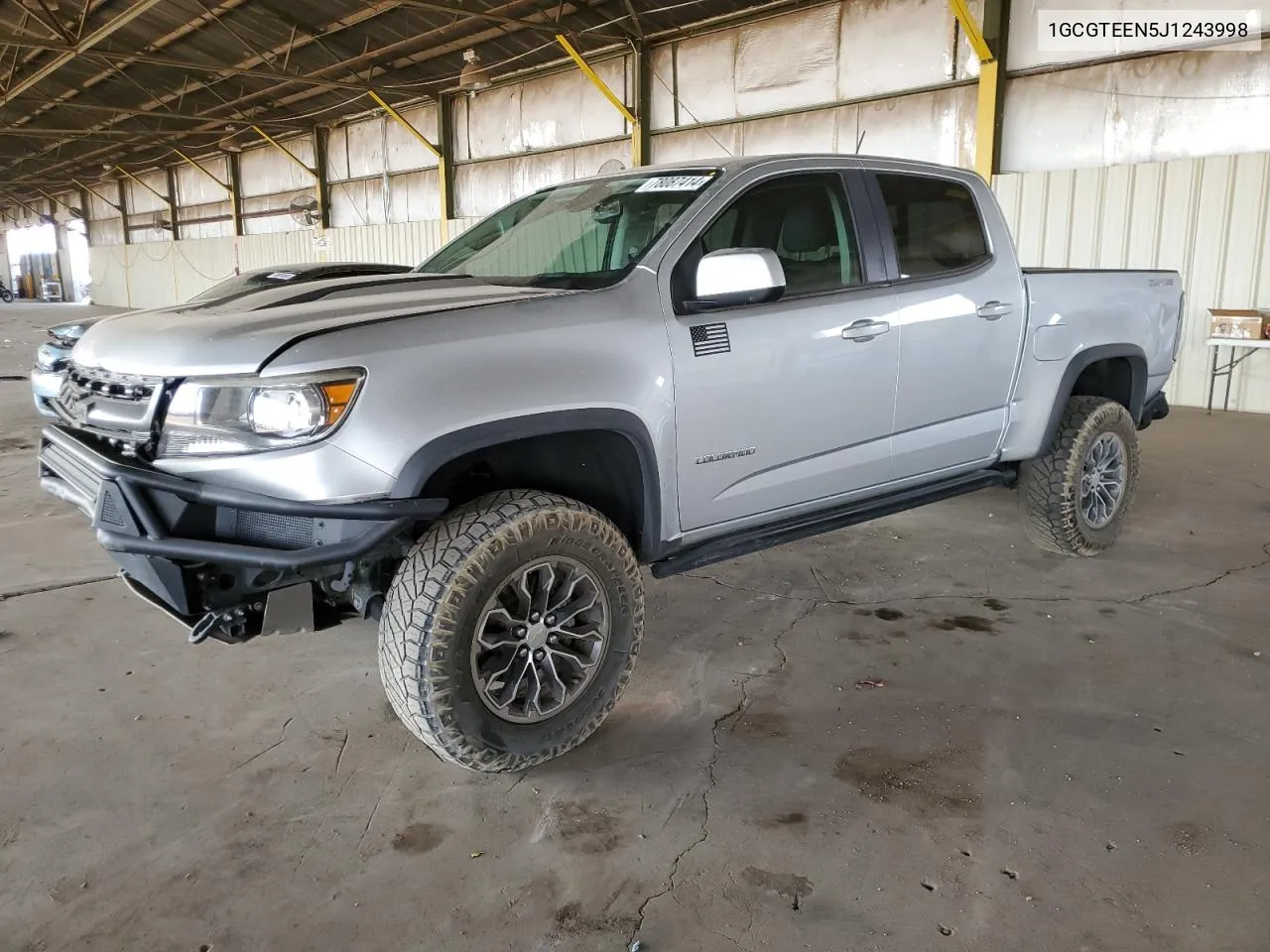 2018 Chevrolet Colorado Zr2 VIN: 1GCGTEEN5J1243998 Lot: 78087414