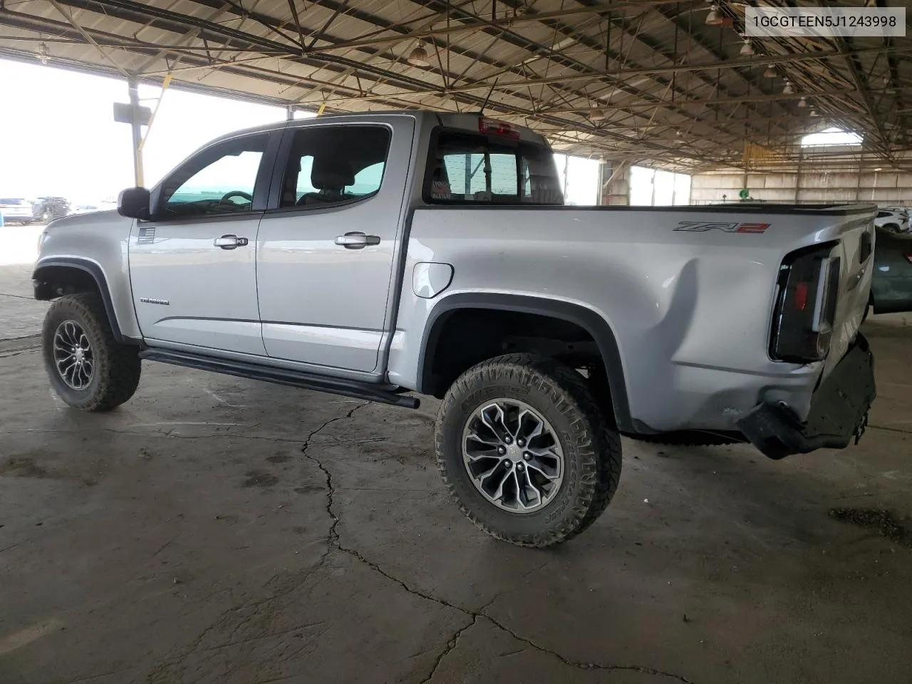 2018 Chevrolet Colorado Zr2 VIN: 1GCGTEEN5J1243998 Lot: 78087414