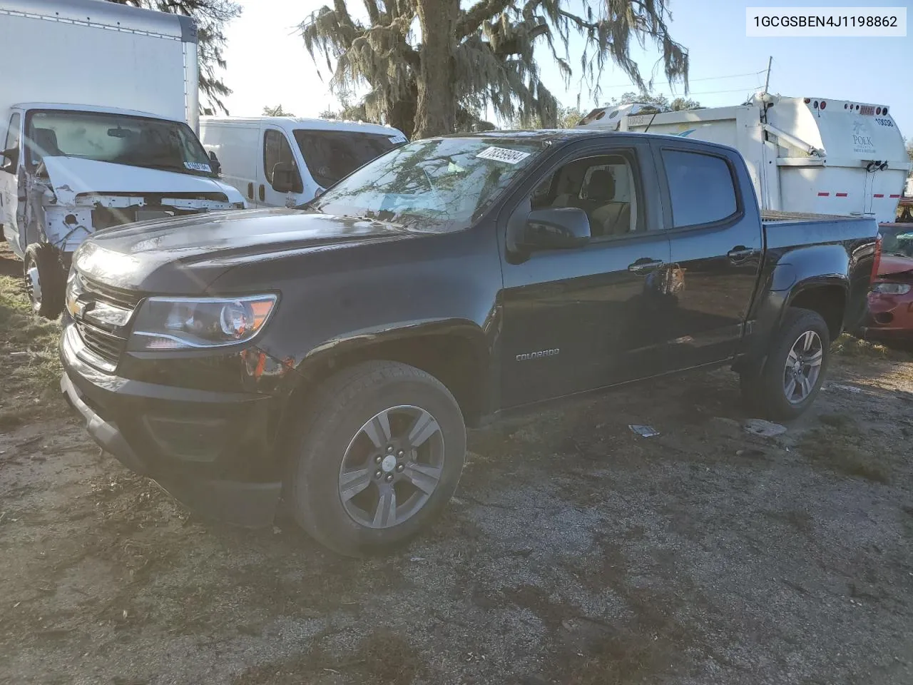 2018 Chevrolet Colorado VIN: 1GCGSBEN4J1198862 Lot: 78359984