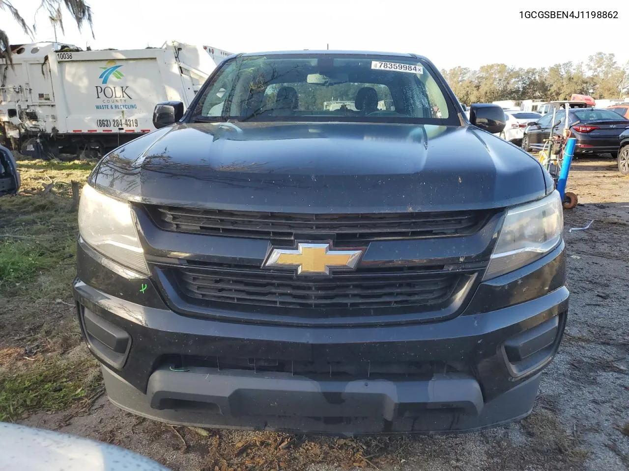 2018 Chevrolet Colorado VIN: 1GCGSBEN4J1198862 Lot: 78359984