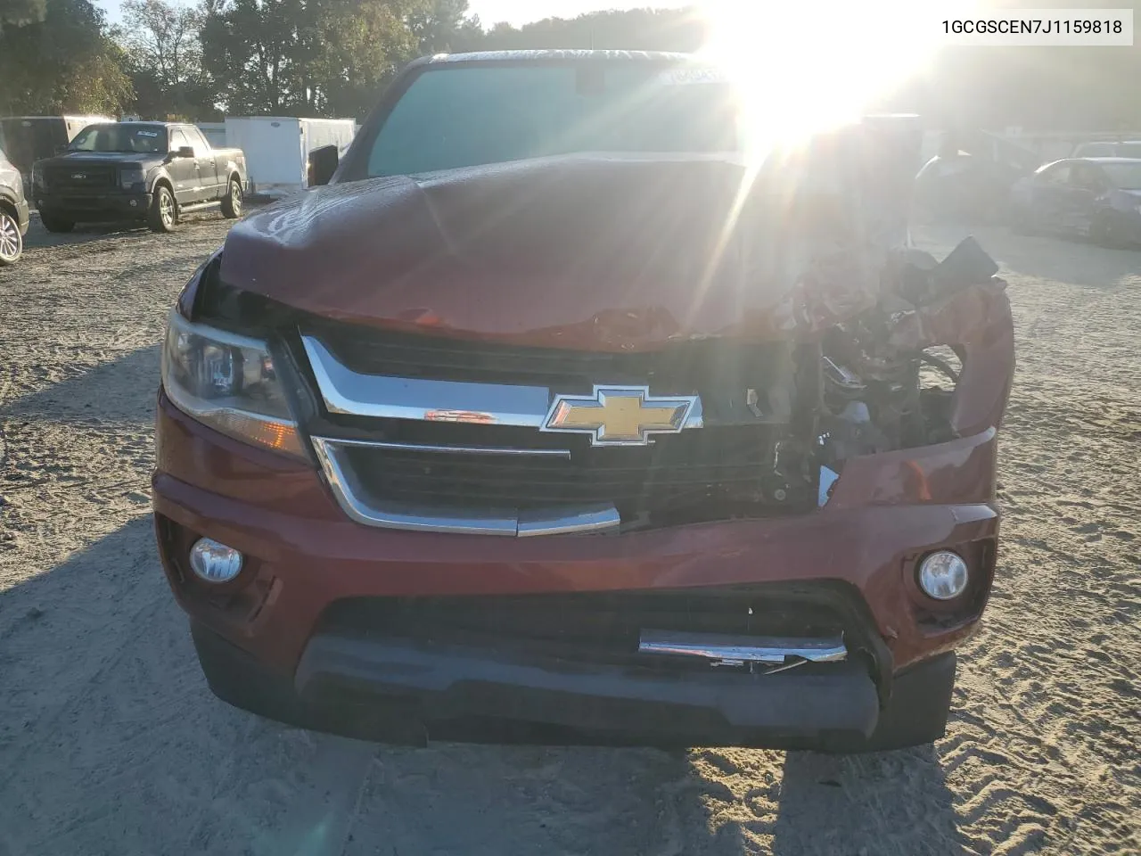 2018 Chevrolet Colorado Lt VIN: 1GCGSCEN7J1159818 Lot: 78494134