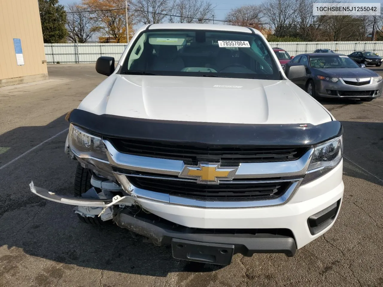 2018 Chevrolet Colorado VIN: 1GCHSBEN5J1255042 Lot: 78557004