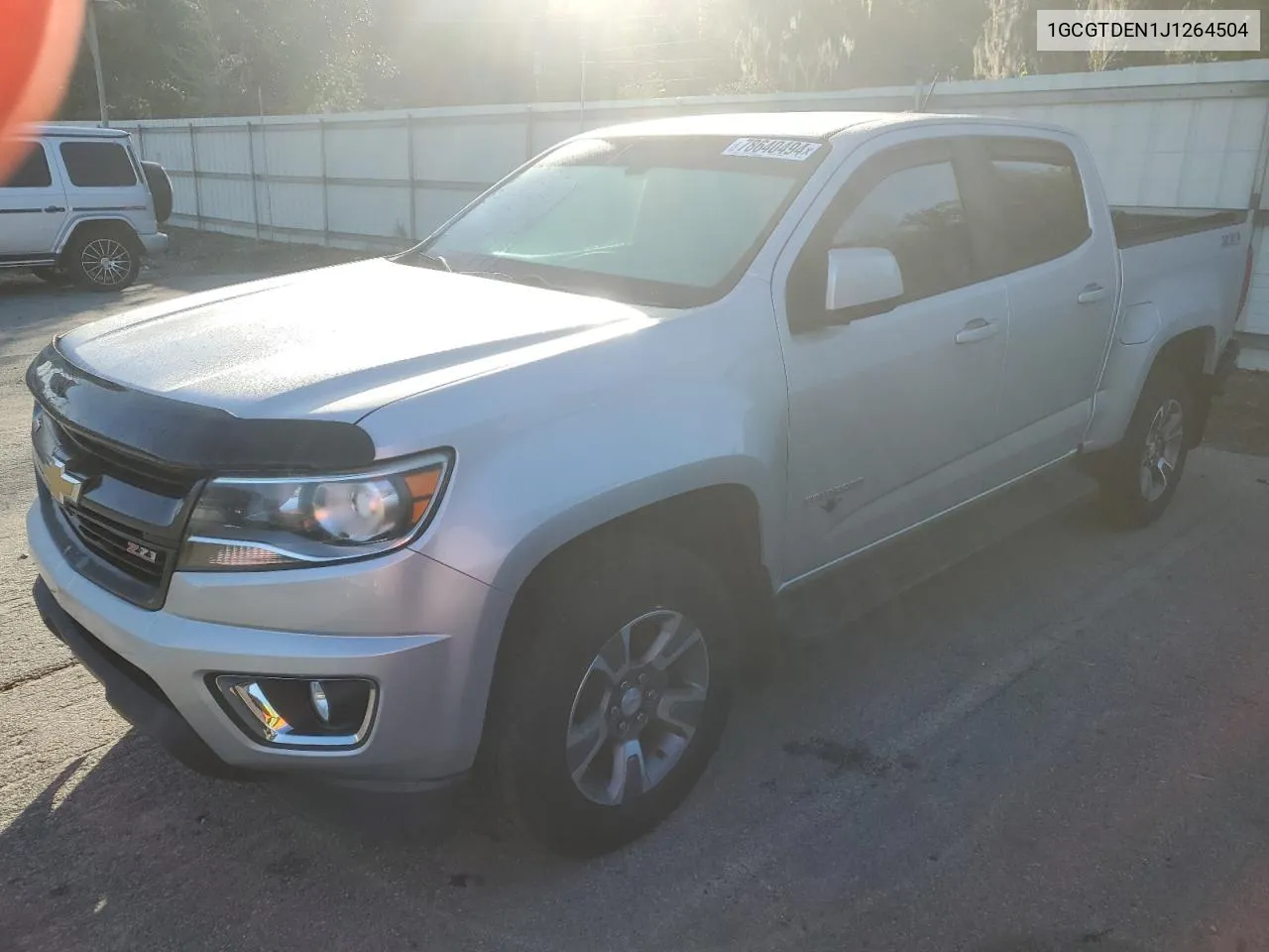 2018 Chevrolet Colorado Z71 VIN: 1GCGTDEN1J1264504 Lot: 78640494