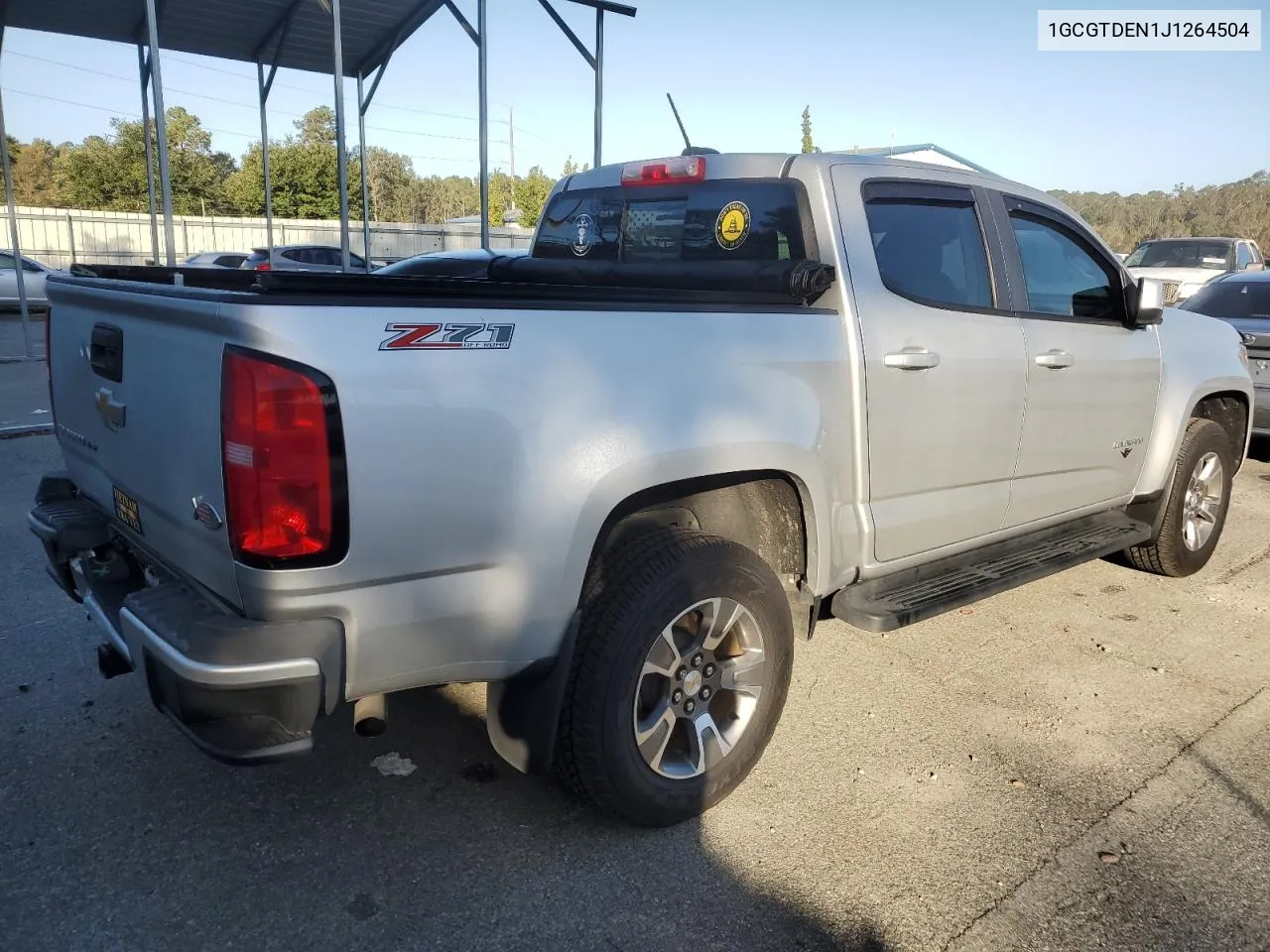 2018 Chevrolet Colorado Z71 VIN: 1GCGTDEN1J1264504 Lot: 78640494