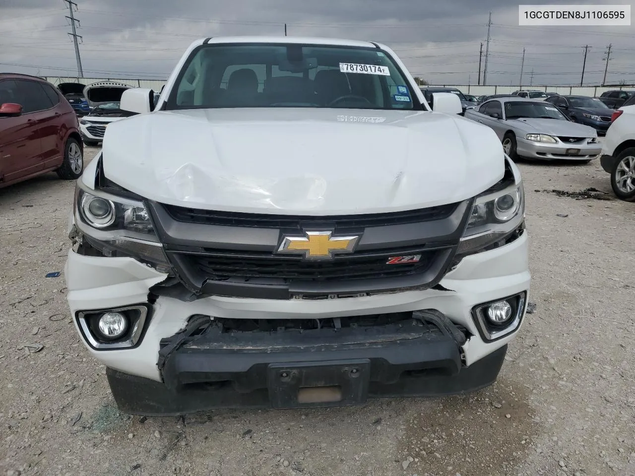 1GCGTDEN8J1106595 2018 Chevrolet Colorado Z71