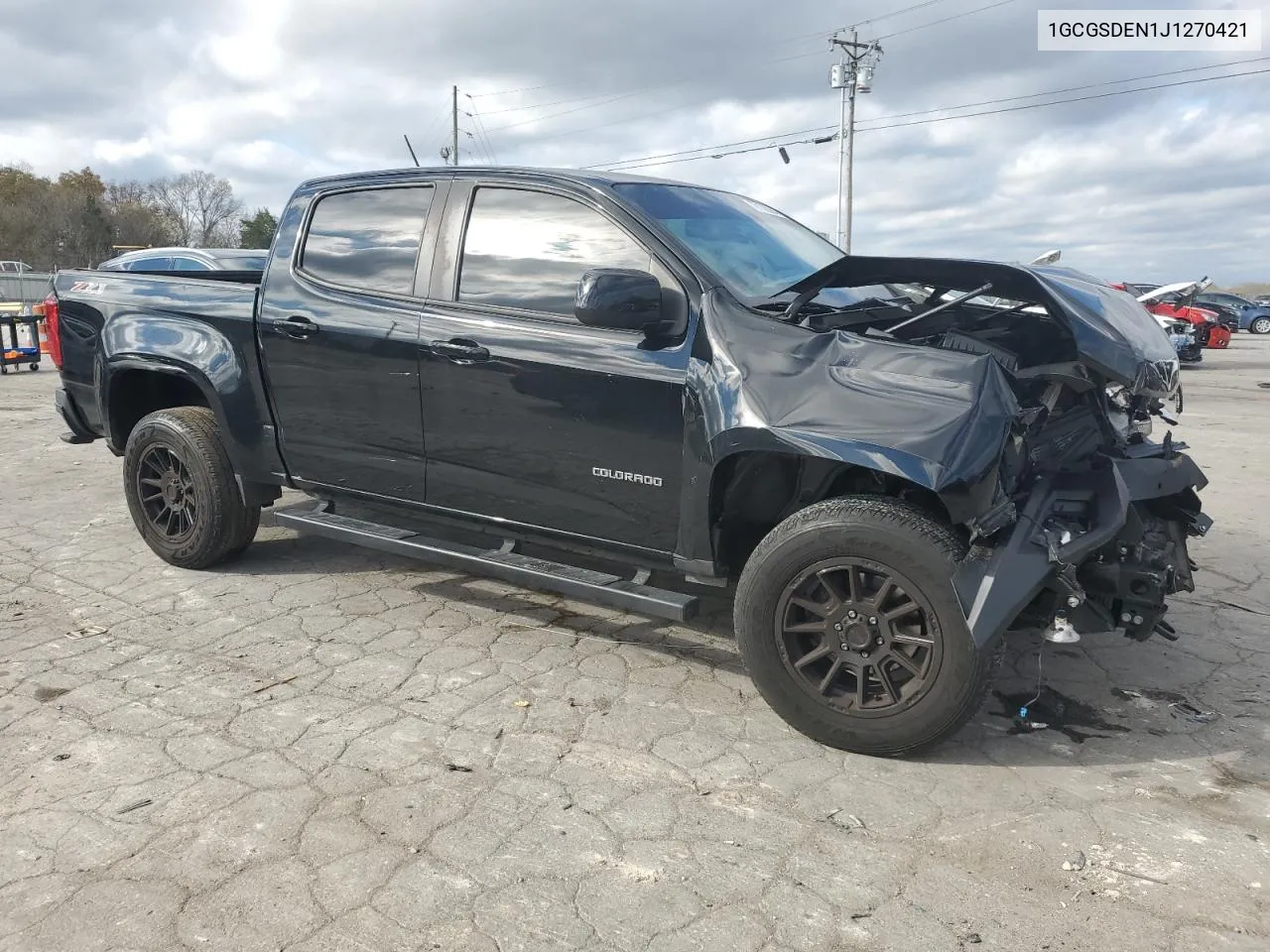 2018 Chevrolet Colorado Z71 VIN: 1GCGSDEN1J1270421 Lot: 79136004