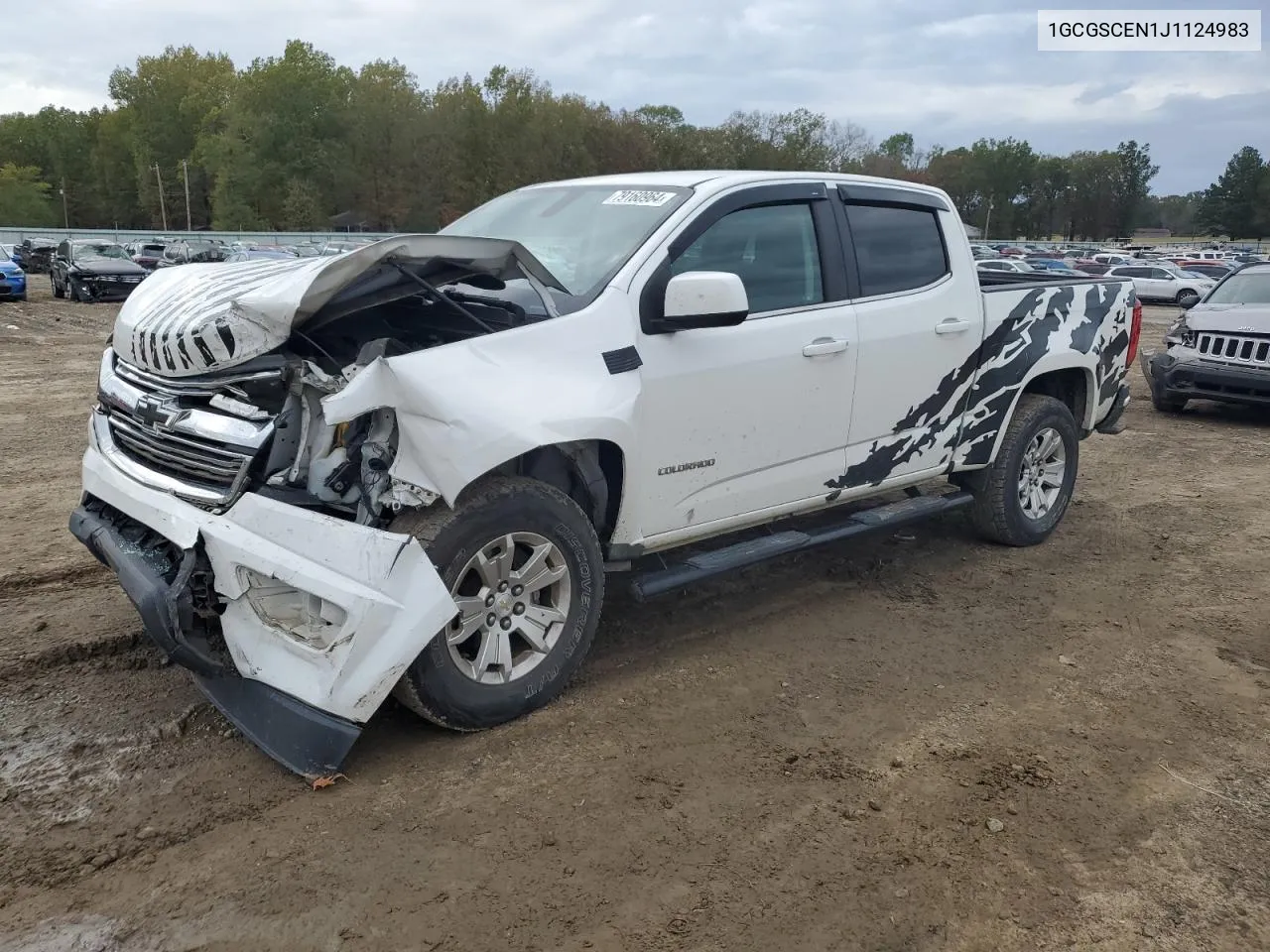 1GCGSCEN1J1124983 2018 Chevrolet Colorado Lt