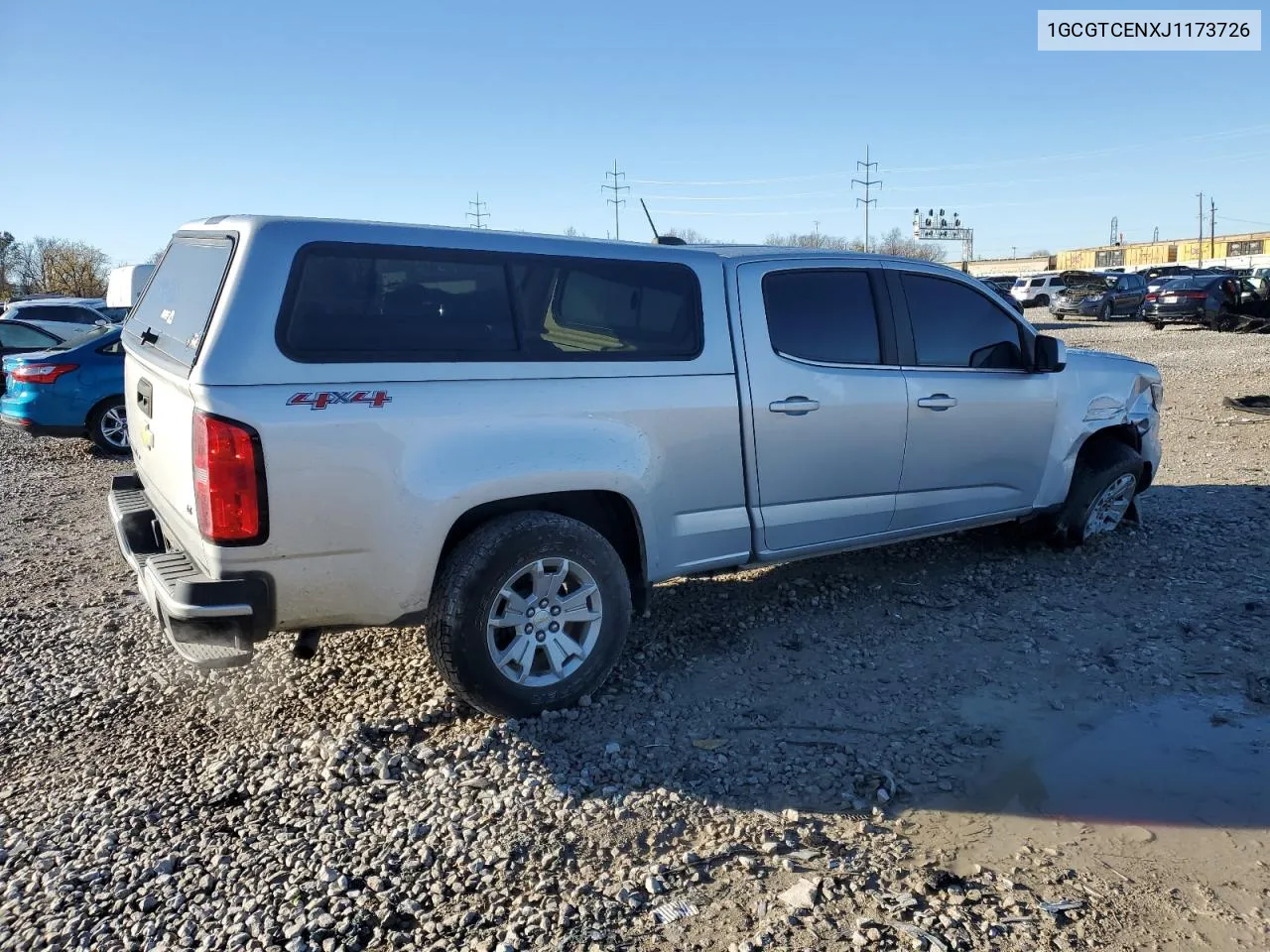 2018 Chevrolet Colorado Lt VIN: 1GCGTCENXJ1173726 Lot: 79336974