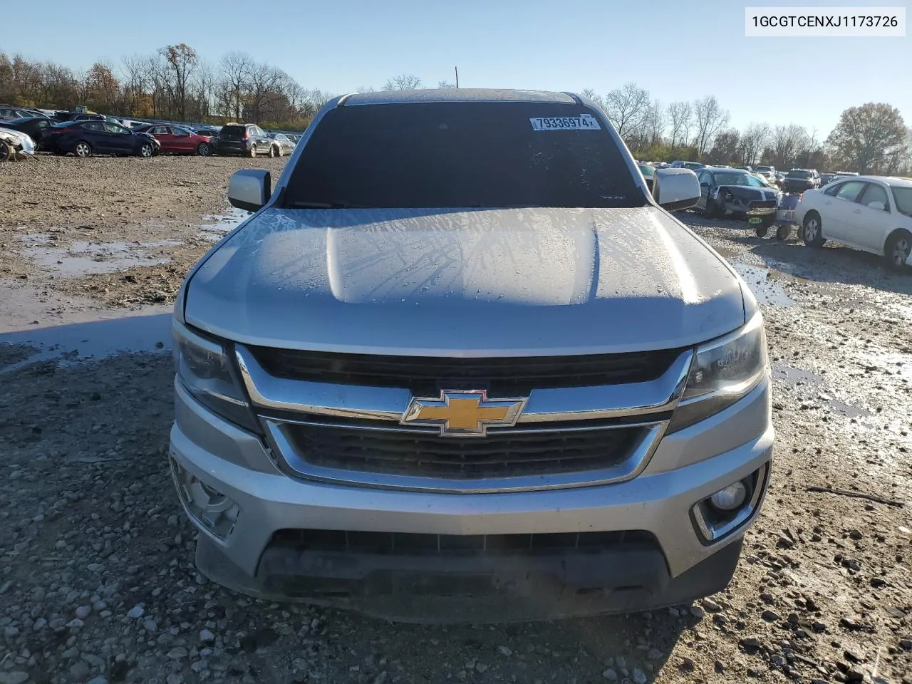 2018 Chevrolet Colorado Lt VIN: 1GCGTCENXJ1173726 Lot: 79336974