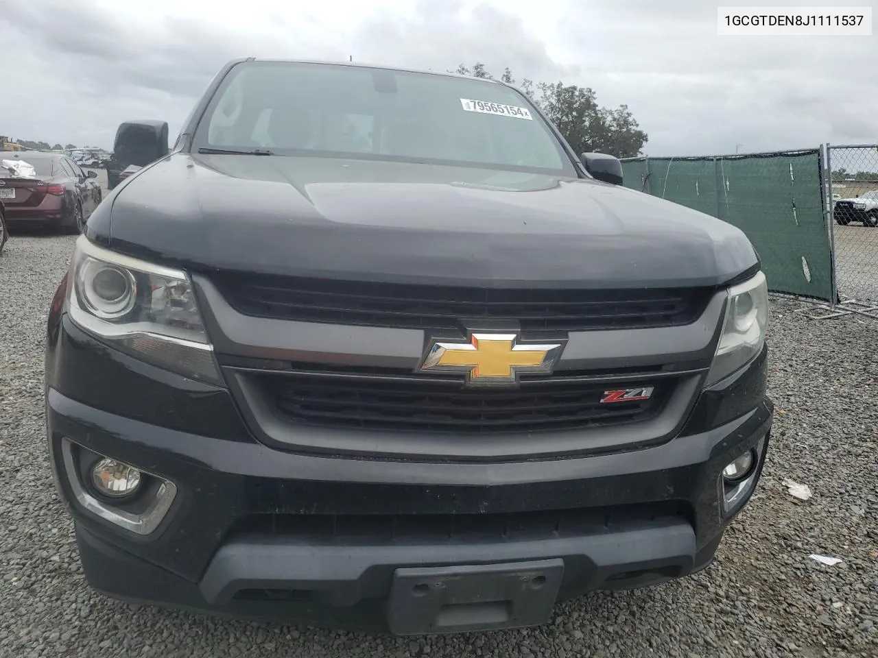 2018 Chevrolet Colorado Z71 VIN: 1GCGTDEN8J1111537 Lot: 79565154