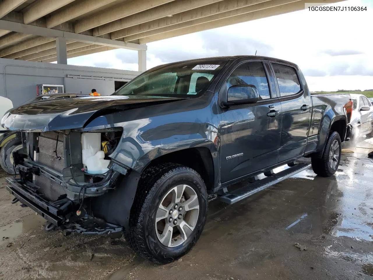 2018 Chevrolet Colorado Z71 VIN: 1GCGSDEN7J1106364 Lot: 79841314