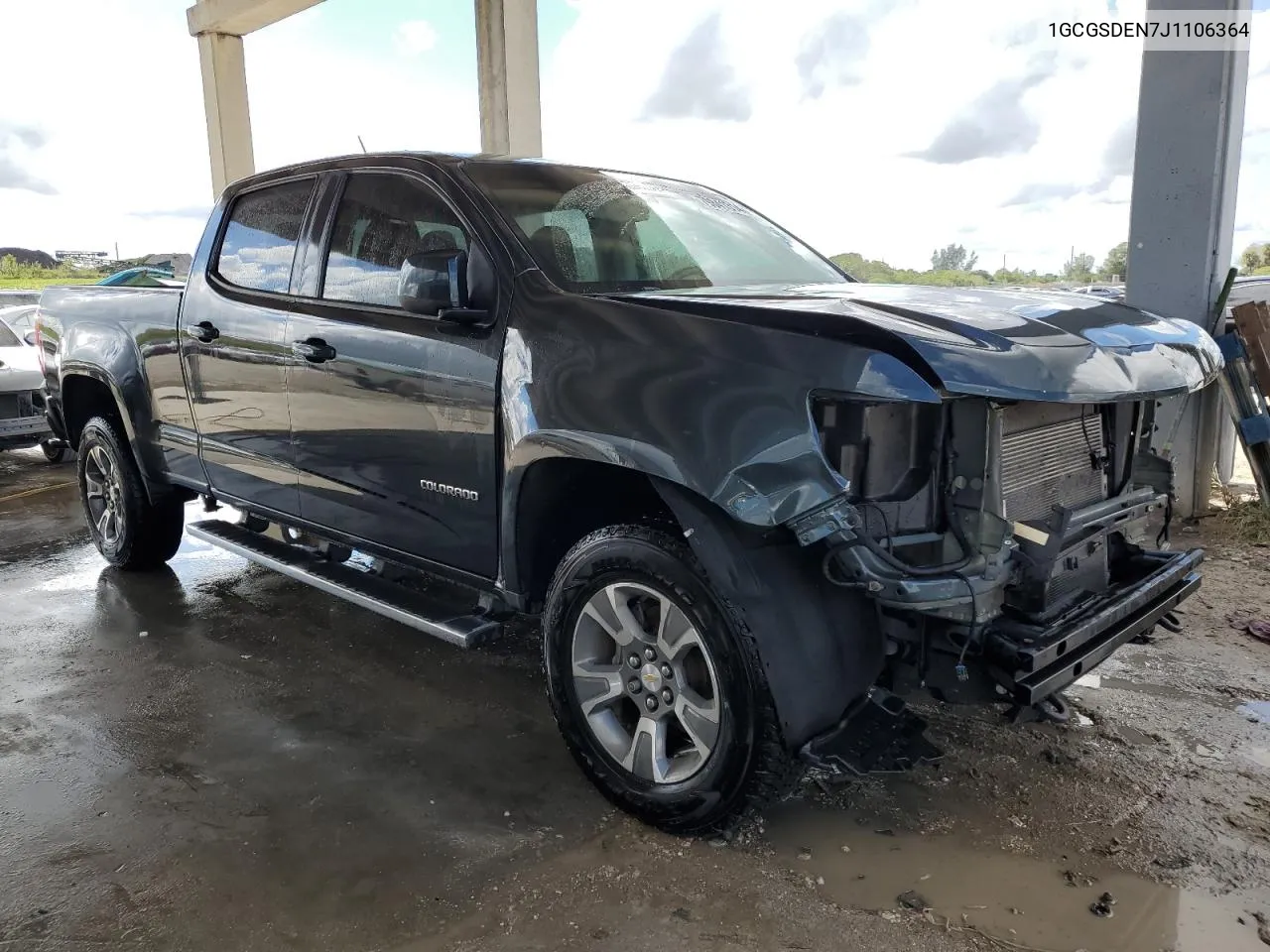 2018 Chevrolet Colorado Z71 VIN: 1GCGSDEN7J1106364 Lot: 79841314